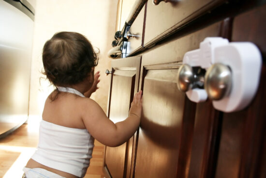 child proofing kitchen cabinets