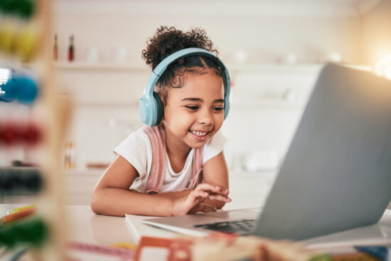 screentime girl on laptop