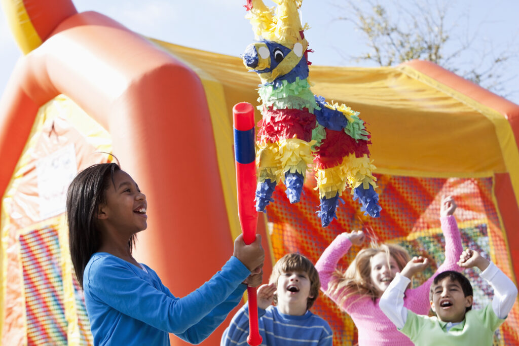 Kid's Playing Carnival Games